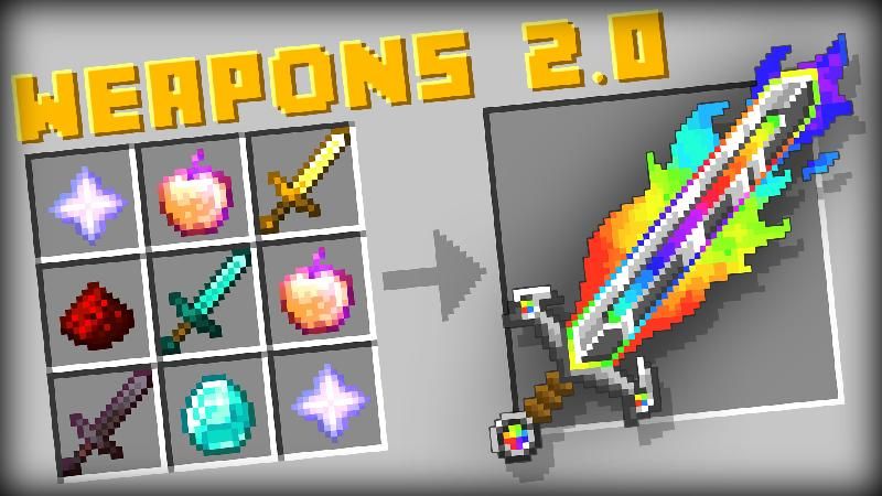 Weapons 20 on the Minecraft Marketplace by VoxelBlocks Weapons 20 on the Minecraft Marketplace by VoxelBlocks