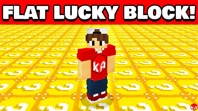 Flat Lucky Block World on the Minecraft Marketplace by KA Studios Flat Lucky Block World on the Minecraft Marketplace by KA Studios