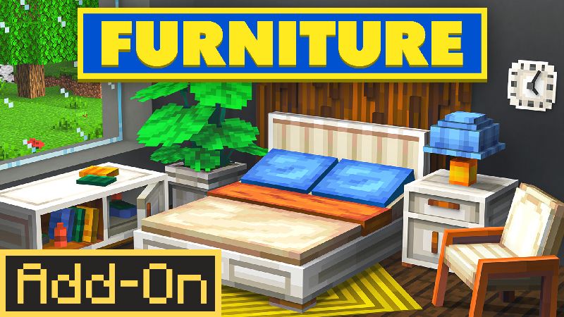 Furniture AddOn on the Minecraft Marketplace by Honeyfrost
