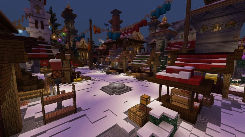 Frosty Village by ThunderAy
