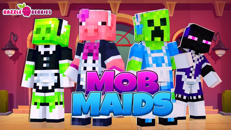 Mob Maids on the Minecraft Marketplace by Razzleberries Mob Maids on the Minecraft Marketplace by Razzleberries