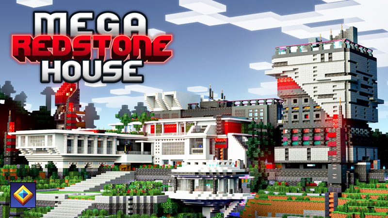 Mega Redstone House on the Minecraft Marketplace by Overtales Studio