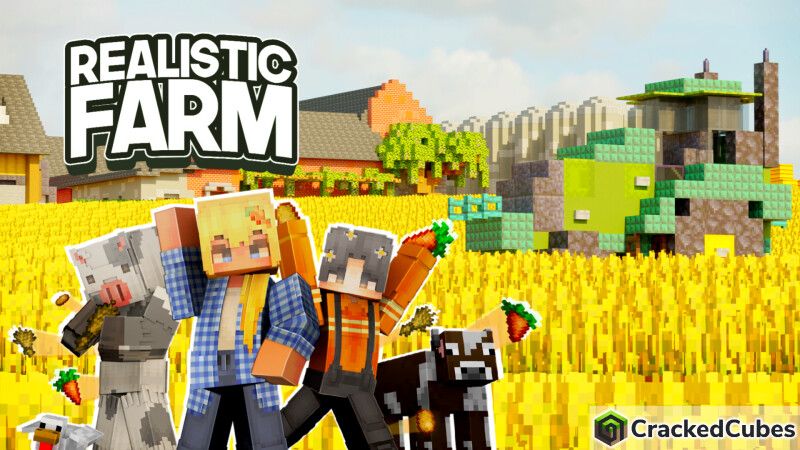 Realistic Farm on the Minecraft Marketplace by CrackedCubes