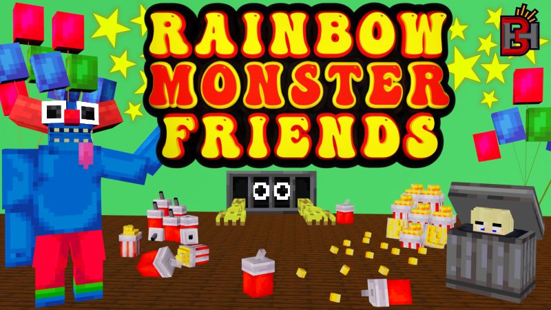 Rainbow Monster Friends by Builders Horizon (Minecraft Marketplace