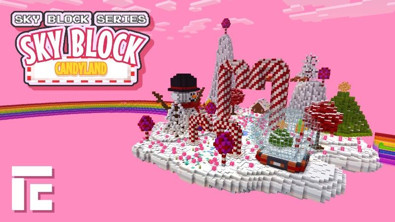 Sky Block Candy Land on the Minecraft Marketplace by Pixel Core Studios