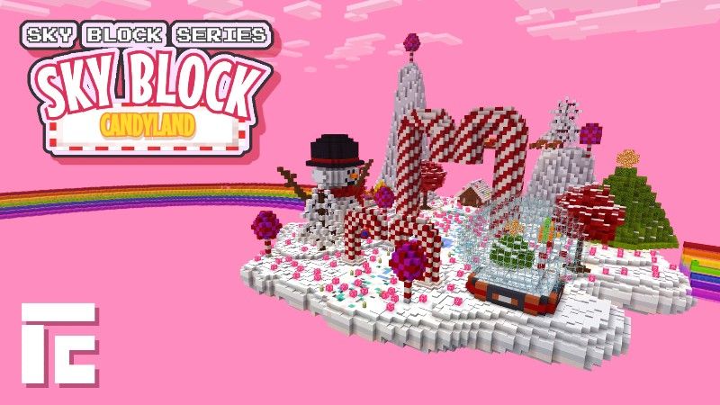 Sky Block Candy Land on the Minecraft Marketplace by Pixel Core Studios Sky Block Candy Land on the Minecraft Marketplace by Pixel Core Studios