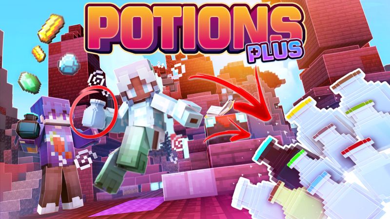 Potions Plus on the Minecraft Marketplace by CubeCraft Games Potions Plus on the Minecraft Marketplace by CubeCraft Games