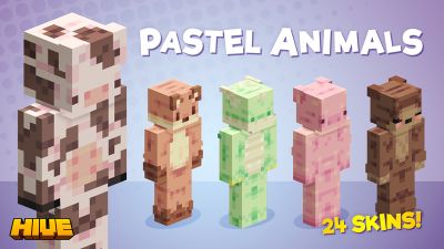 Pastel Animals on the Minecraft Marketplace by The Hive