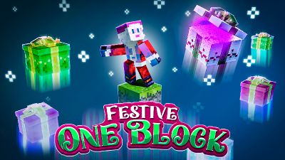 Festive One Block on the Minecraft Marketplace by Minty