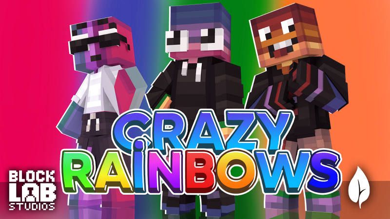 Crazy Rainbows on the Minecraft Marketplace by BLOCKLAB Studios