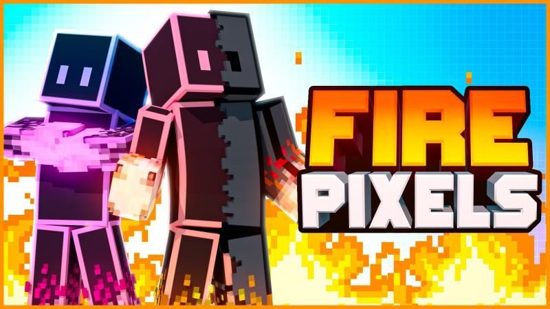 Fire Pixels on the Minecraft Marketplace by Podcrash Fire Pixels on the Minecraft Marketplace by Podcrash