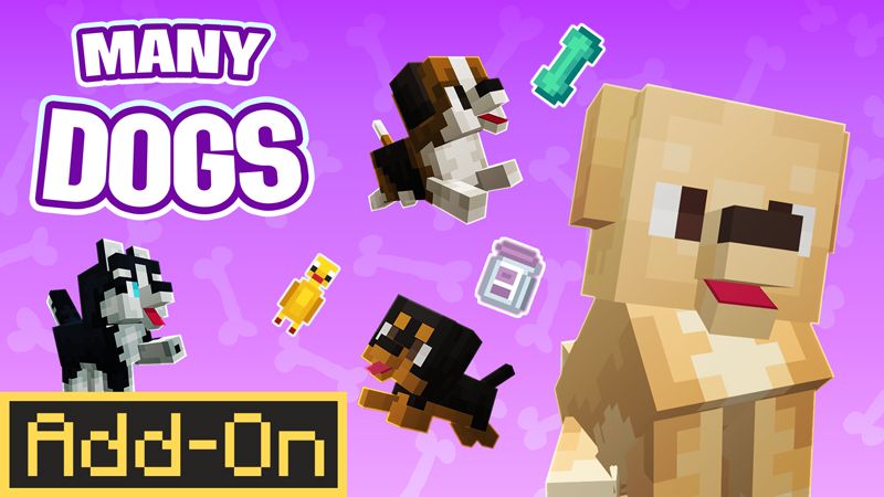 Many Dogs on the Minecraft Marketplace by Galaxite