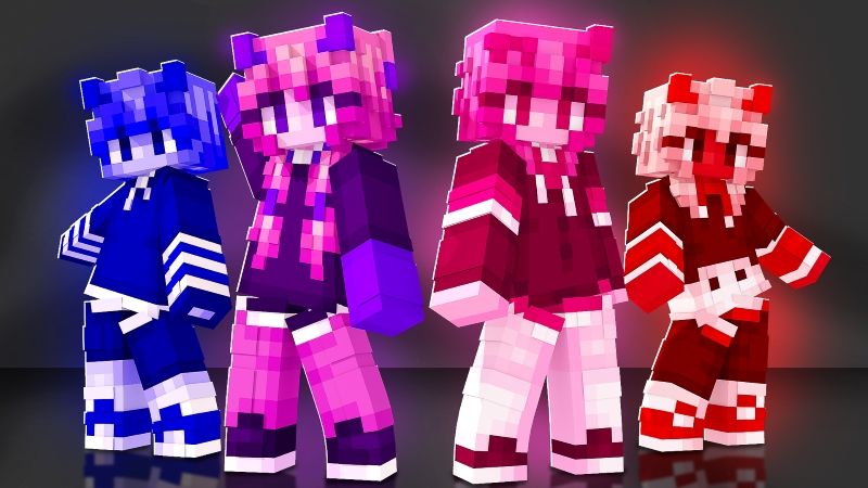 NEON DEMONS on the Minecraft Marketplace by Maca Designs NEON DEMONS on the Minecraft Marketplace by Maca Designs