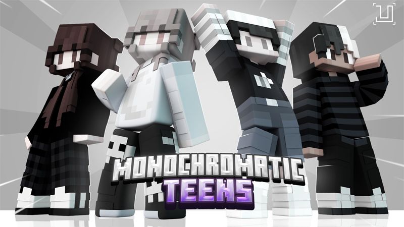 Monochromatic Teens on the Minecraft Marketplace by UnderBlocks Studios Monochromatic Teens on the Minecraft Marketplace by UnderBlocks Studios