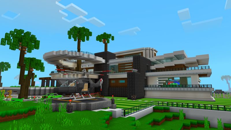 Modern House 5 by VoxelBlocks