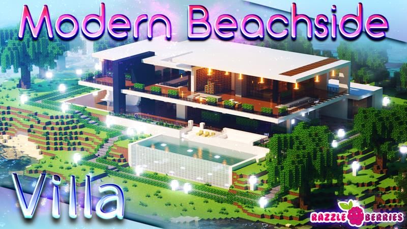 Modern Beachside Villa on the Minecraft Marketplace by Razzleberries