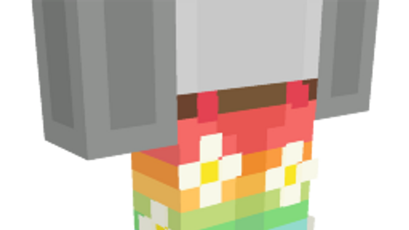 Rainbow Floral Pants on the Minecraft Marketplace by Blocky