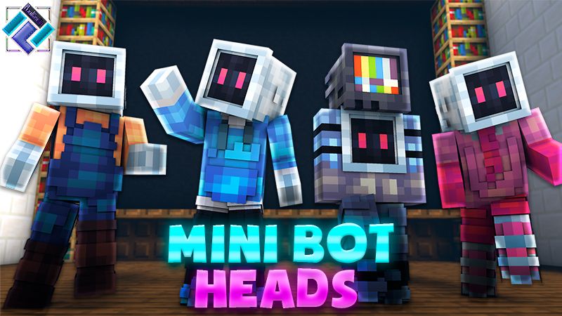 MINI BOT HEADS on the Minecraft Marketplace by PixelOneUp MINI BOT HEADS on the Minecraft Marketplace by PixelOneUp