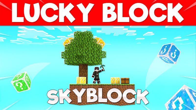 Lucky Block Skyblock on the Minecraft Marketplace by Cypress Games