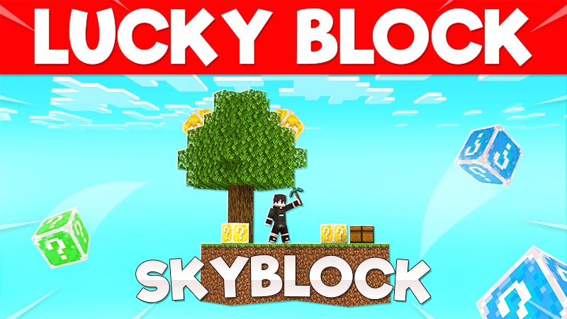 Lucky Block Skyblock on the Minecraft Marketplace by Cypress Games Lucky Block Skyblock on the Minecraft Marketplace by Cypress Games