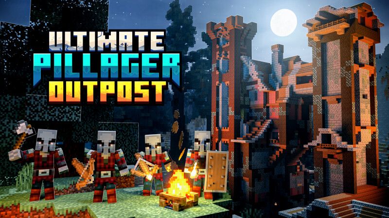 Ultimate Pillager Outpost on the Minecraft Marketplace by CrackedCubes Ultimate Pillager Outpost on the Minecraft Marketplace by CrackedCubes