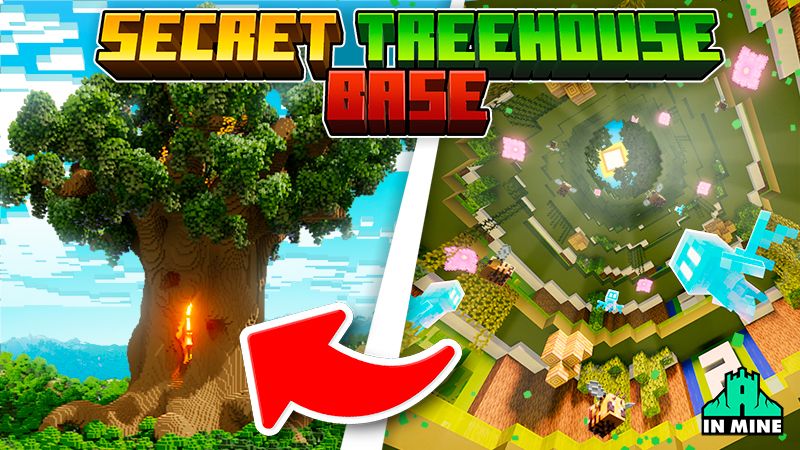 Secret Treehouse Base on the Minecraft Marketplace by In Mine Secret Treehouse Base on the Minecraft Marketplace by In Mine
