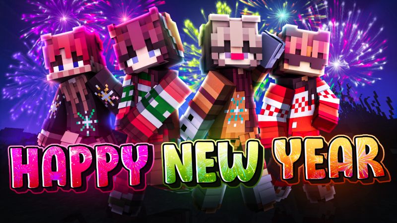 Happy New Year on the Minecraft Marketplace by HeroPixels