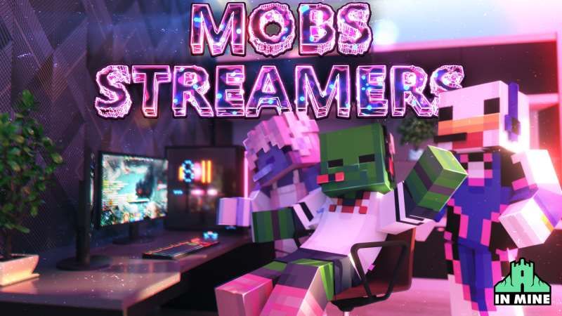 Mobs Streamers on the Minecraft Marketplace by In Mine Mobs Streamers on the Minecraft Marketplace by In Mine
