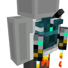 Robot Jetpack on the Minecraft Marketplace by Glowfischdesigns Robot Jetpack on the Minecraft Marketplace by Glowfischdesigns