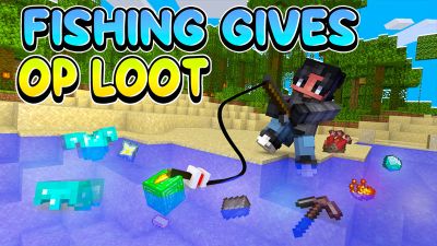 Fishing Gives OP Loot on the Minecraft Marketplace by Dalibu Studios