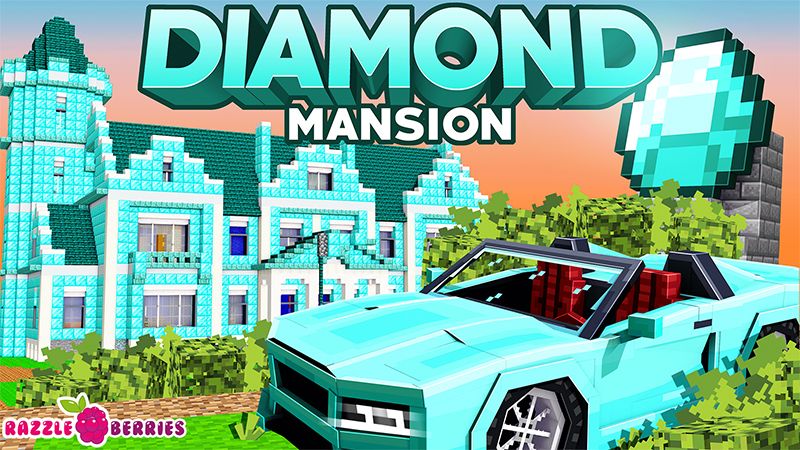 Diamond Mansion on the Minecraft Marketplace by Razzleberries