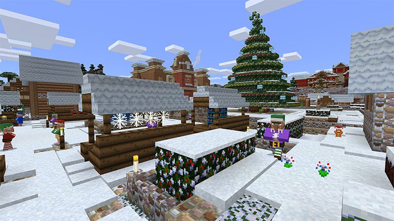 Festive Mash-up by Minecraft