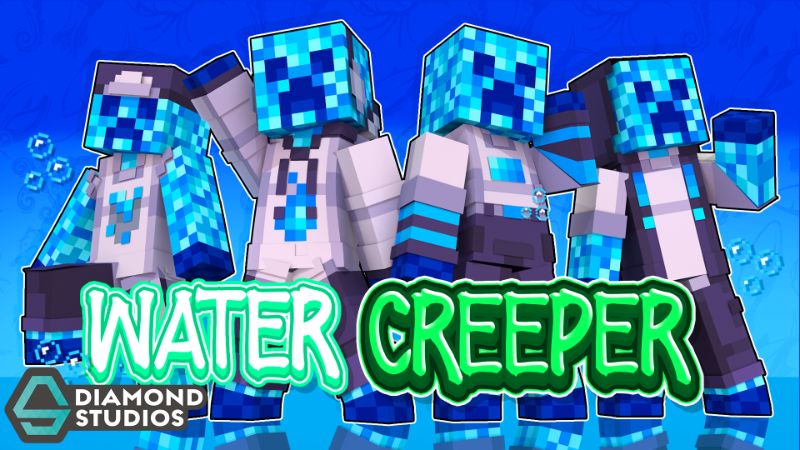 Water Creeper by Diamond Studios (Minecraft Skin Pack) - Minecraft ...