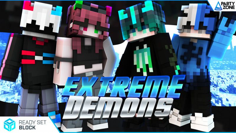 Extreme Demons on the Minecraft Marketplace by Ready, Set, Block! Extreme Demons on the Minecraft Marketplace by Ready, Set, Block!