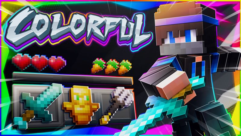 Colorful on the Minecraft Marketplace by CubeCraft Games Colorful on the Minecraft Marketplace by CubeCraft Games