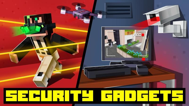 Security Gadgets on the Minecraft Marketplace by Cubed Creations