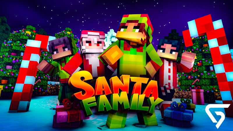 Santa Family on the Minecraft Marketplace by Glorious Studios Santa Family on the Minecraft Marketplace by Glorious Studios