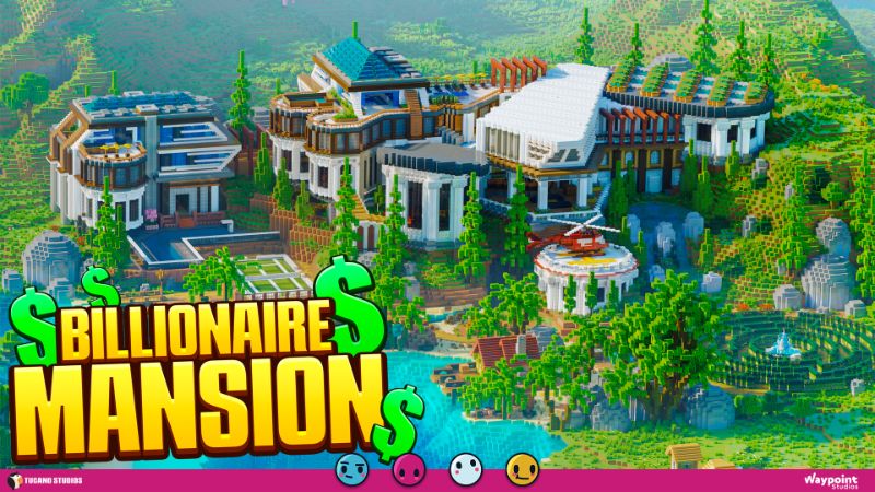 Billionaire Mansion on the Minecraft Marketplace by Waypoint Studios