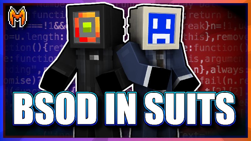 BSOD in Suits on the Minecraft Marketplace by Metallurgy Blockworks