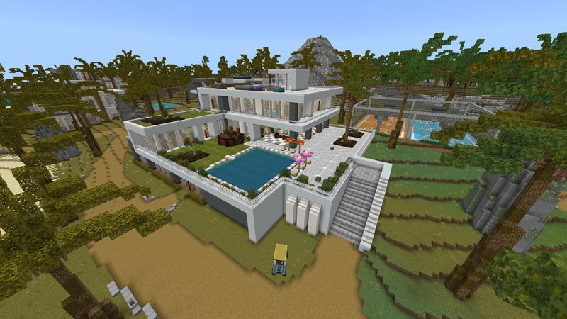 Modern Island Mansion by Pixelusion