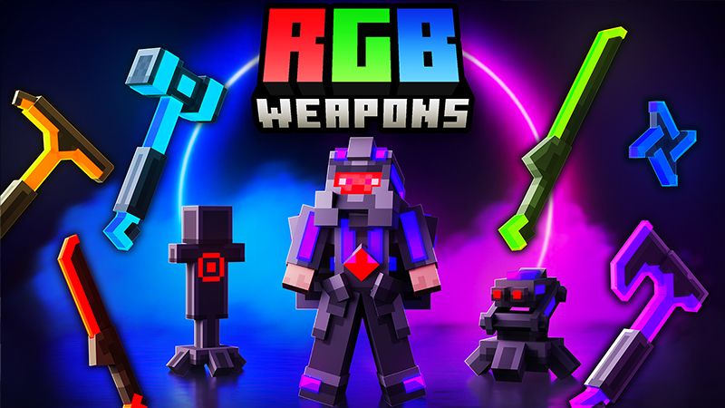 RGB Weapons on the Minecraft Marketplace by ASCENT