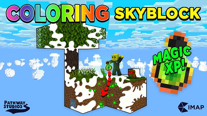 Coloring Skyblock Coloring Skyblock