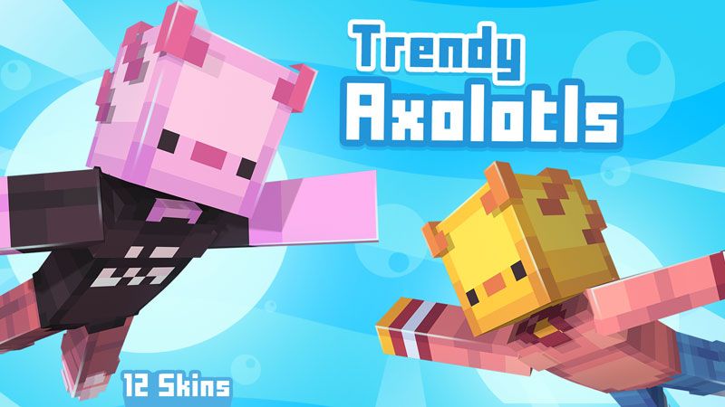 Ender axolotl Minecraft Mob Skin