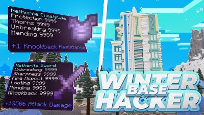 Winter Hacker Base on the Minecraft Marketplace by Rainbow Theory