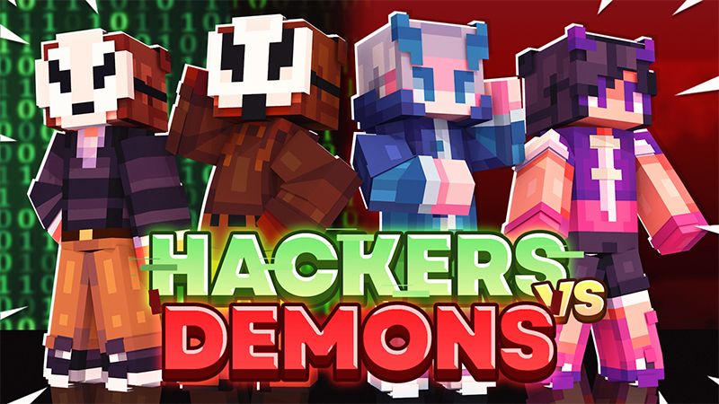 Hackers vs Demons on the Minecraft Marketplace by AquaStudio Hackers vs Demons on the Minecraft Marketplace by AquaStudio