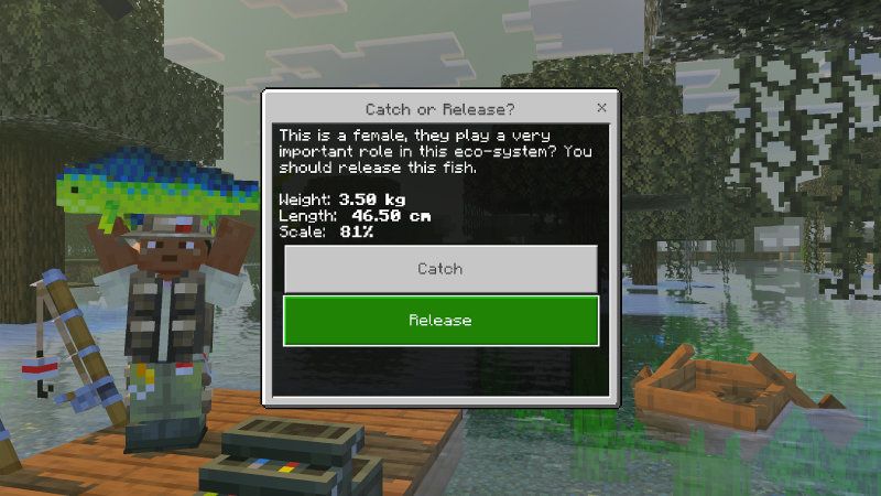 Friendly Fishing Add-On by Minecraft