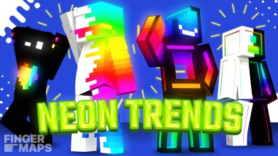 Neon Trend on the Minecraft Marketplace by FingerMaps