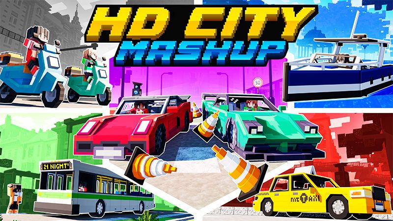 CITY HD MASHUP on the Minecraft Marketplace by Kreatik Studios