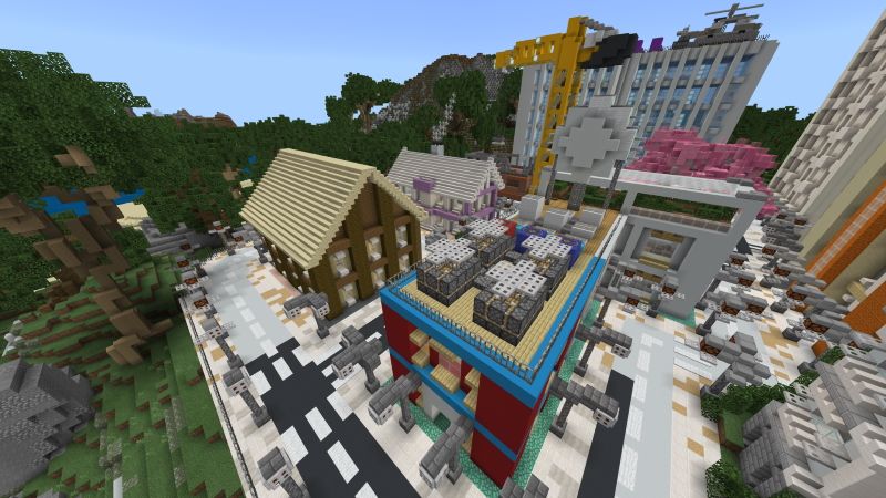 Colorful City by Razzleberries