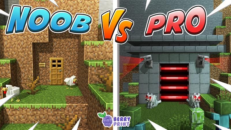 Noob vs Pro Ultimate Base on the Minecraft Marketplace by Razzleberries Noob vs Pro Ultimate Base on the Minecraft Marketplace by Razzleberries